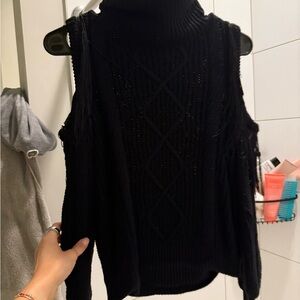 Black Turtleneck Sweater